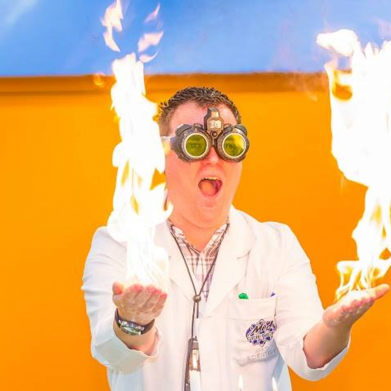 mad science show vuur
